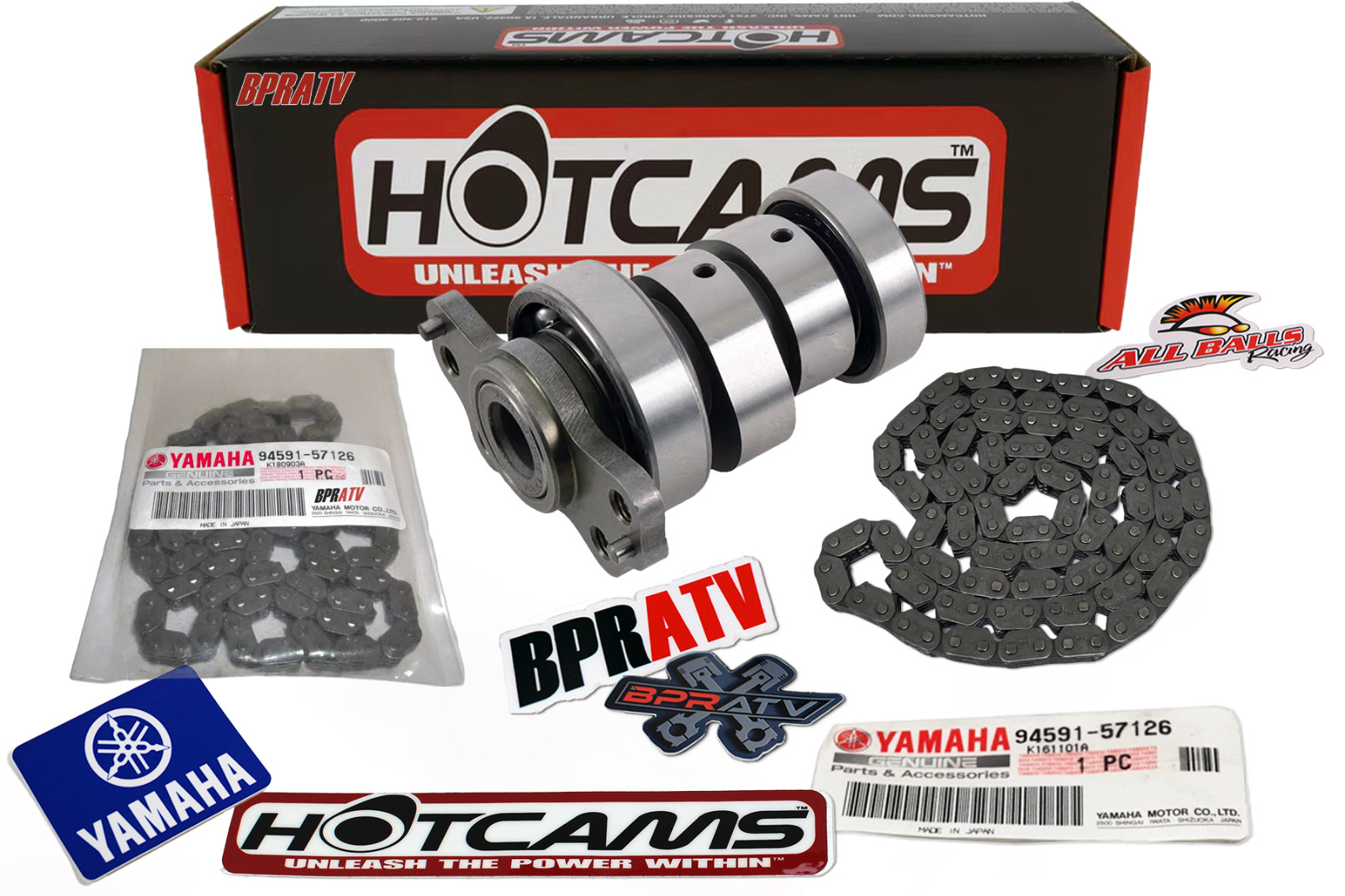 09-25 Raptor YFM700 Stage 3 Three Hotcams Hot Cams Cam Camshaft OEM Timing Chain