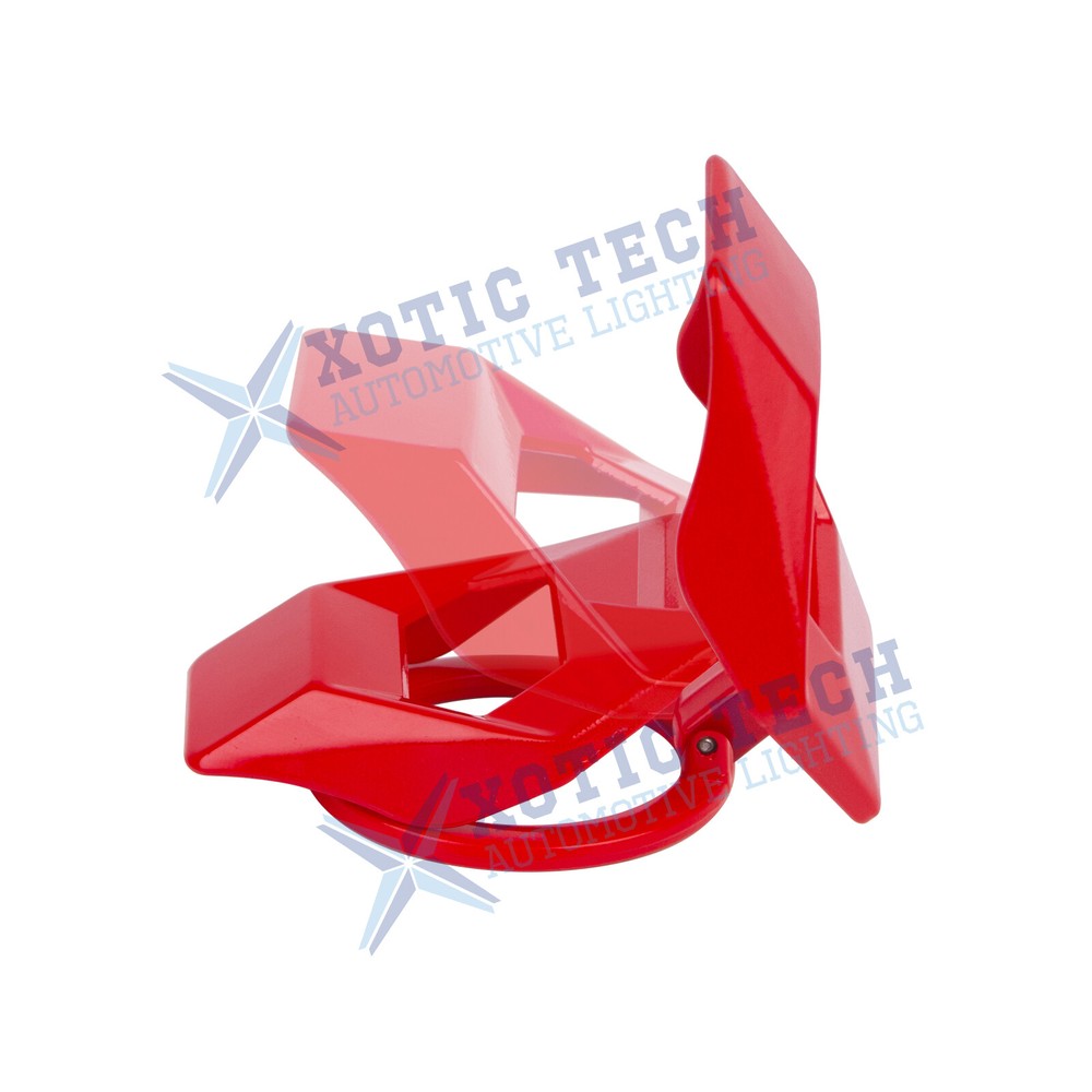 Gloss Red Engine Start Stop Push Button Switch Decor Cover Trim Car Accessories