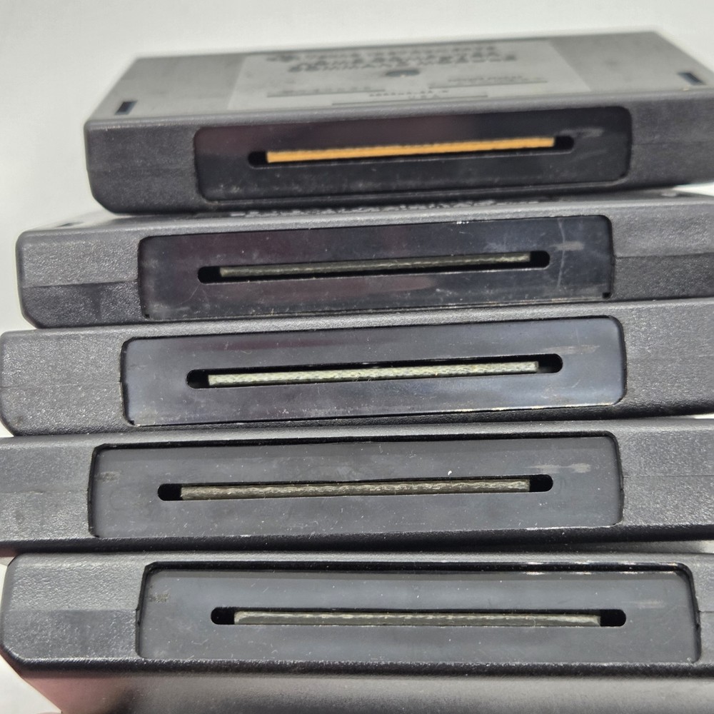 Lot of 6 Texas Instruments Home Computer Solid State Cartridges Command Module