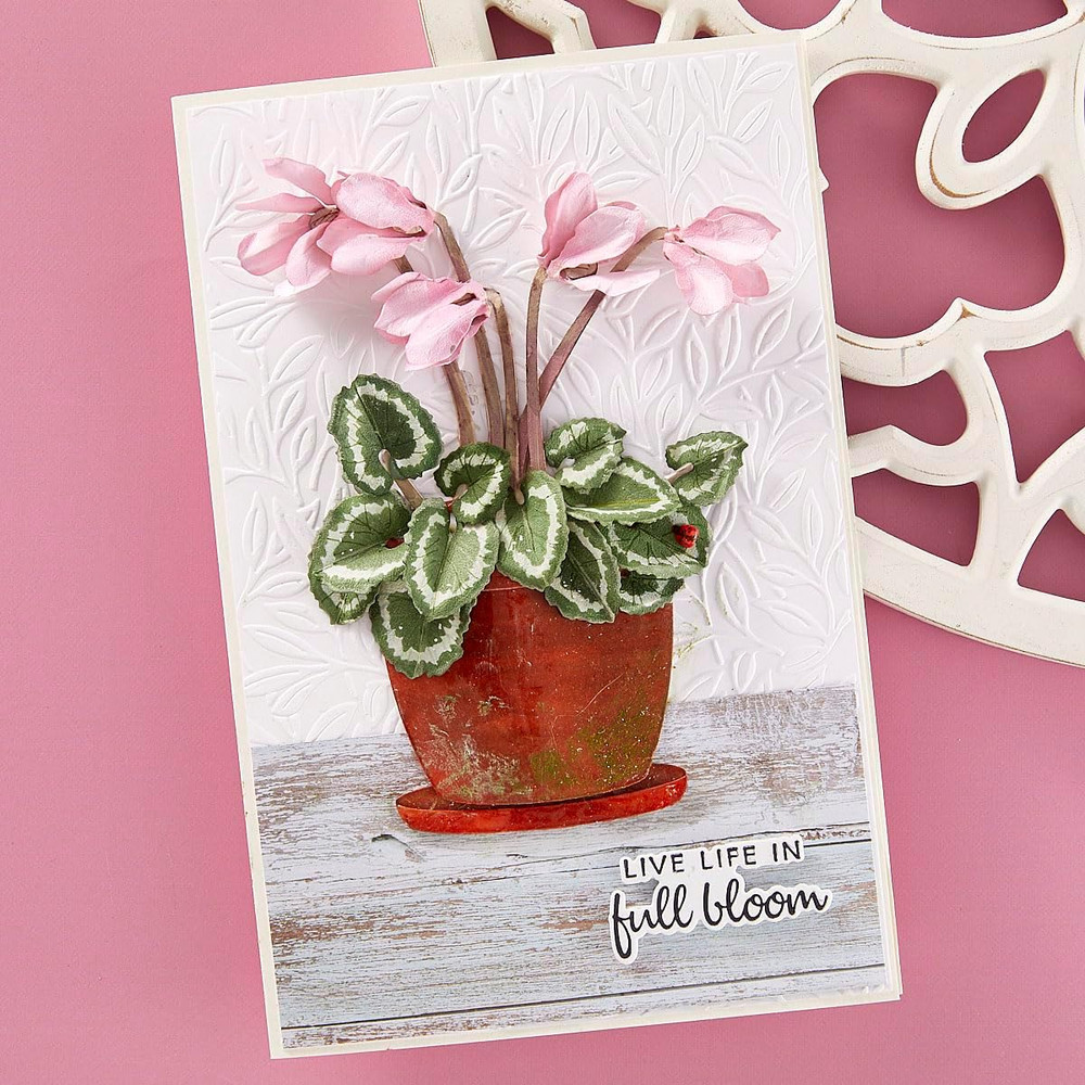 Cyclamen Etched Dies