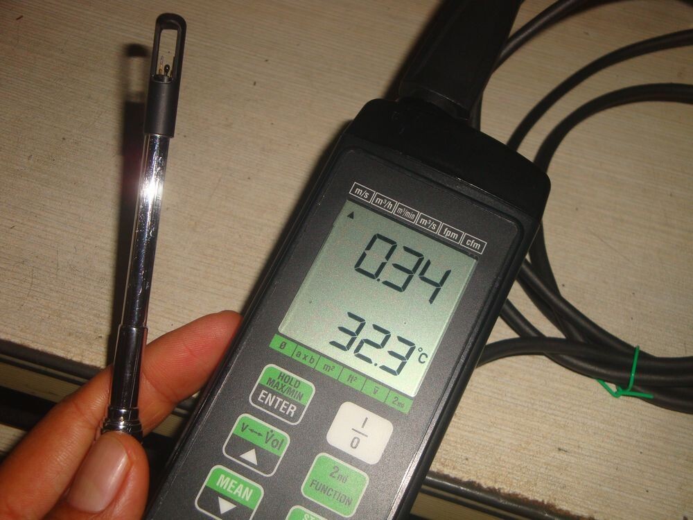 Testo 435 Multifunction A hot-wire Anemometer With Probe