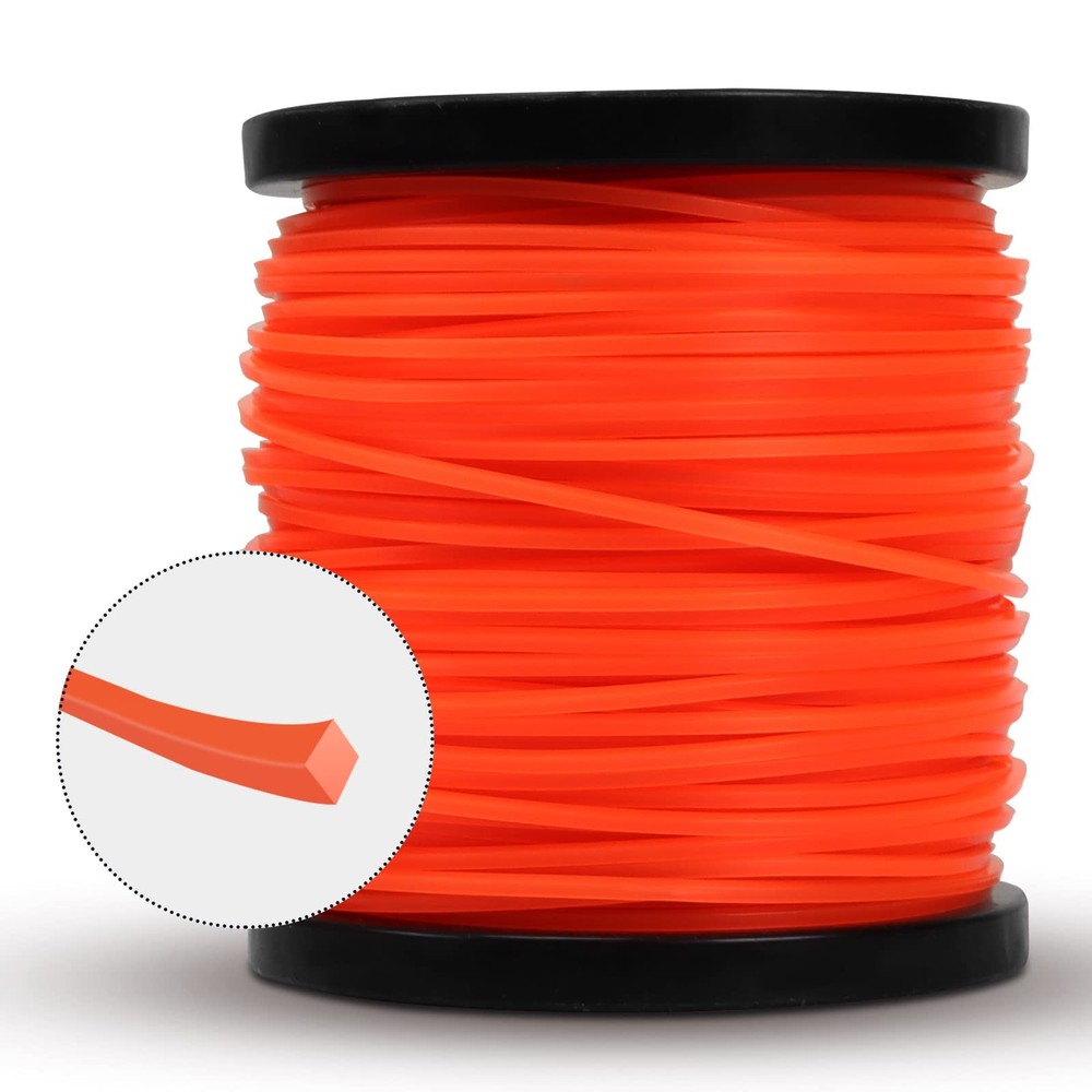 String Trimmer Line Square Orange Heavy Duty Weed Eater String Premium Nylon U