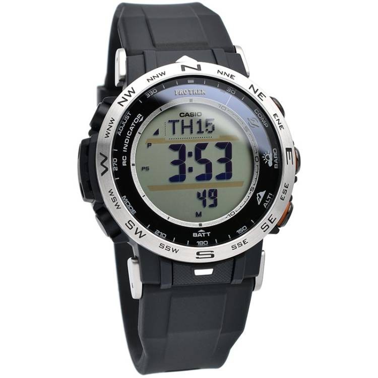 Casio PRW-30-1A Watch - Advanced Multi-Band Solar with Triple Sensor