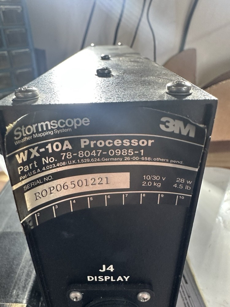 Complete 3M WX-10A Stormscope Weather Mapping System
