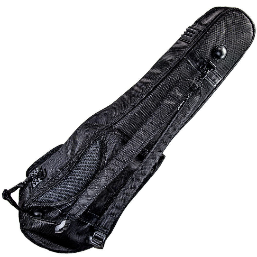 PAITITI Triangular Full Size Violin Soft Bag Lightweight Backpackble Black Color