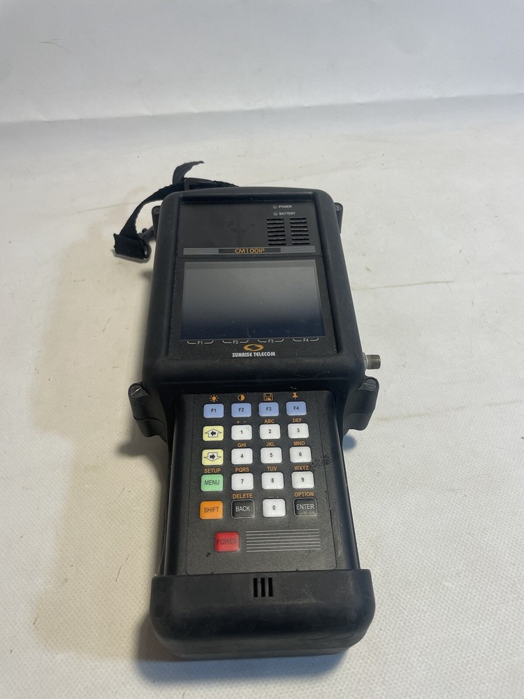 Sunrise Telecom CM100 IP Cable Tester Untested