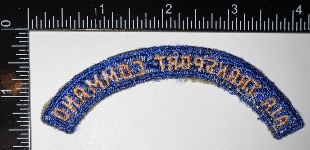 WWII USAAF AAF US Army Air Force Transport Command Arc Tab Patch