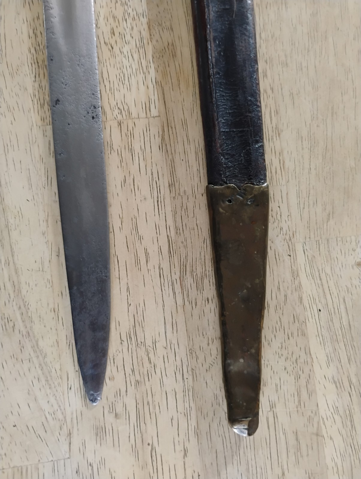 GERMAN SWORD RARE POLICE BRIQUET SHORT SWORD w/SCABBARD ARGENTINA CONTRACT