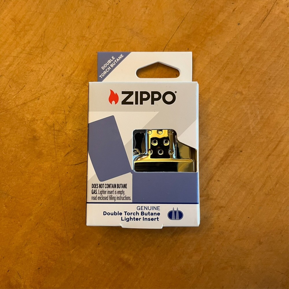 ZIPPO Adjustable Butane Double Torch Insert W/ Push-button Piezo Ignition 65851