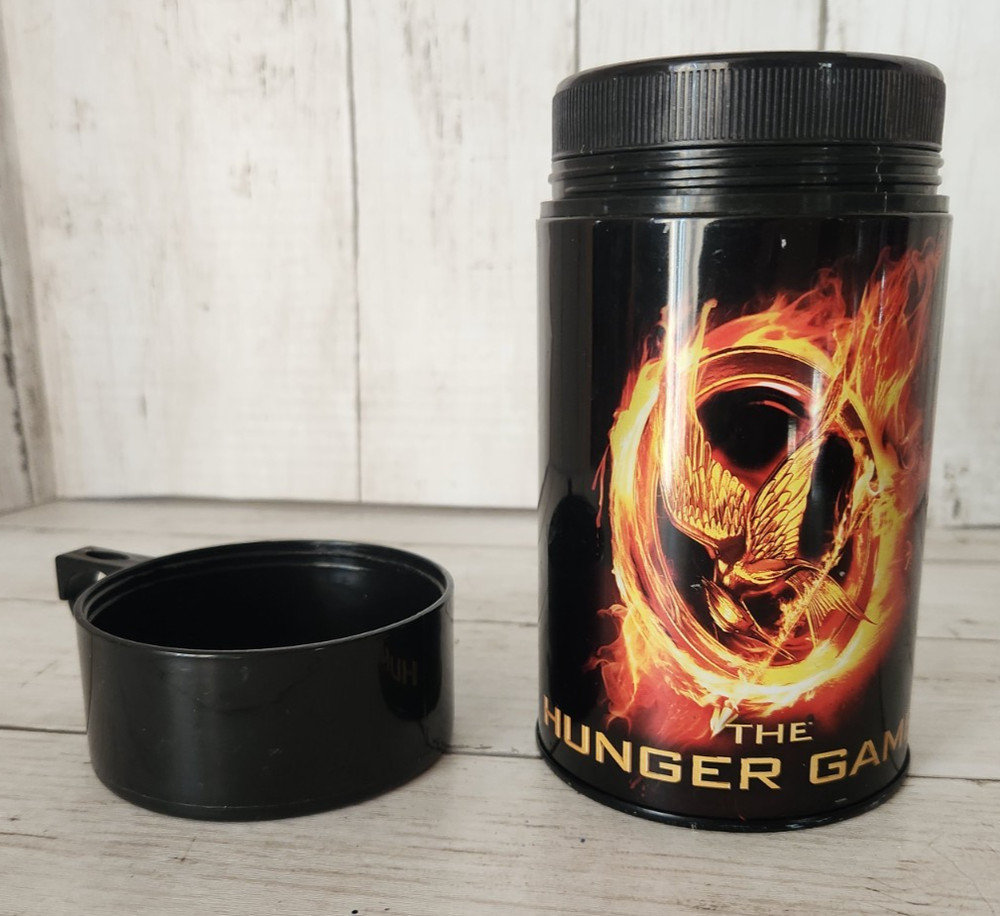 2012 NECA "The Hunger Games" Mockingjay Thermos READ
