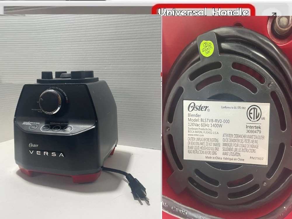 Oster Blender Versa BLSTVB RVO-000 Pro Power Motor Base Only