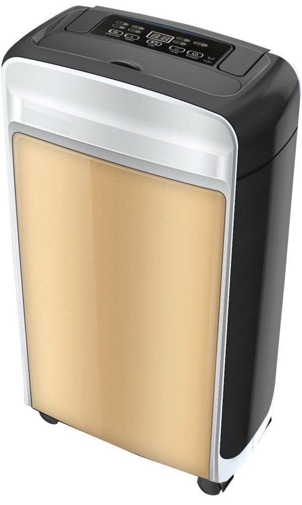 Compact 20 Pint Portable Dehumidifier with Humidity Sensor, Timer, 2 Speed