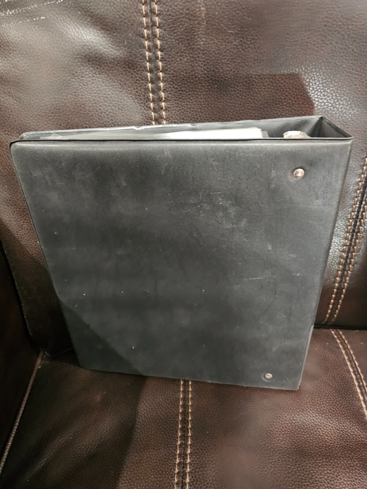 Comic Book Album - Black Plastic - Storage Display Folder Case Read