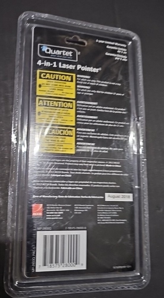 Quartet 4-in-1 Laser Pointer - Pointer, LED Light, Ball Point Pen, PDA Stylus