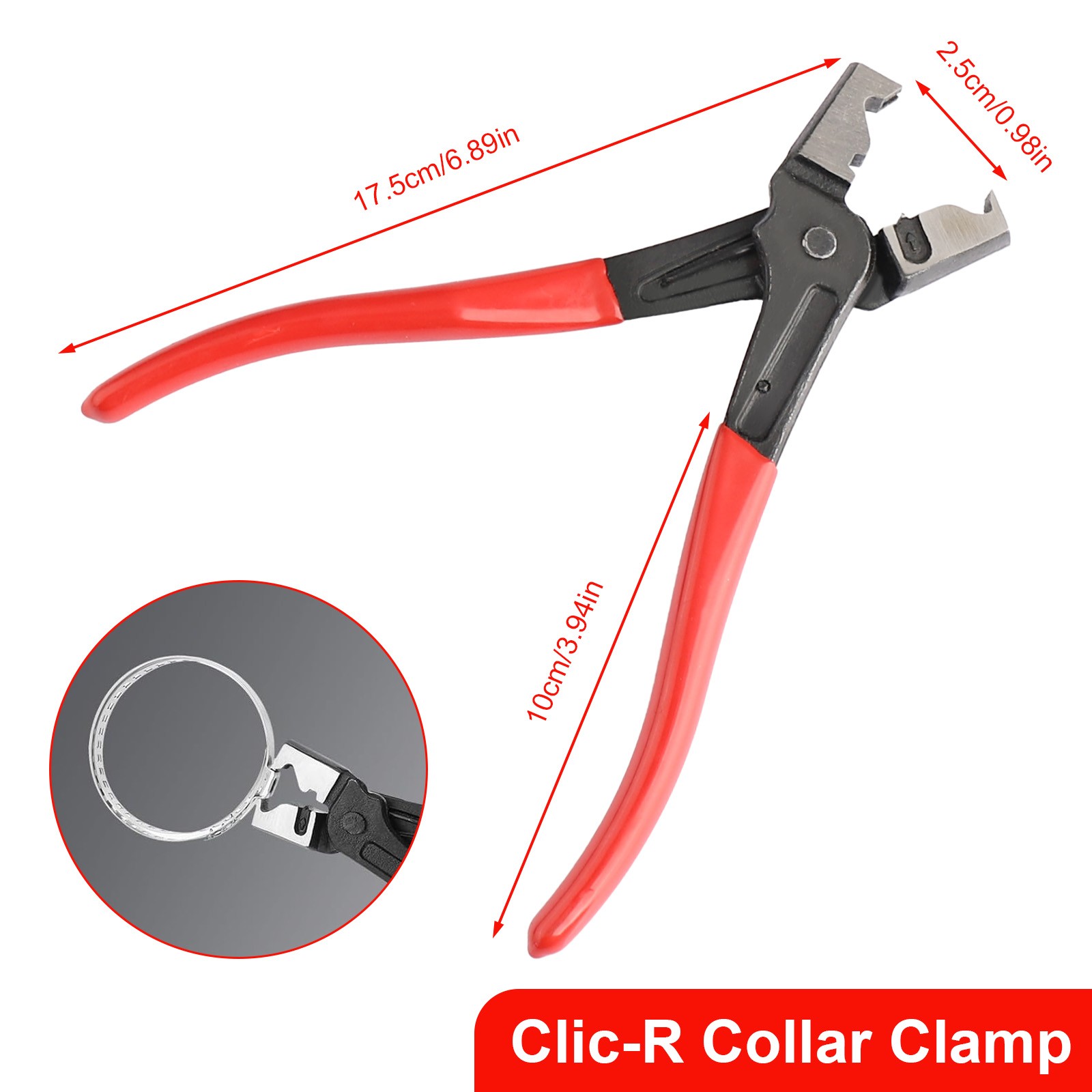 4pcs Hose Clamp Pliers Set Fuel Oil Pipe Removal Tool Car Repair