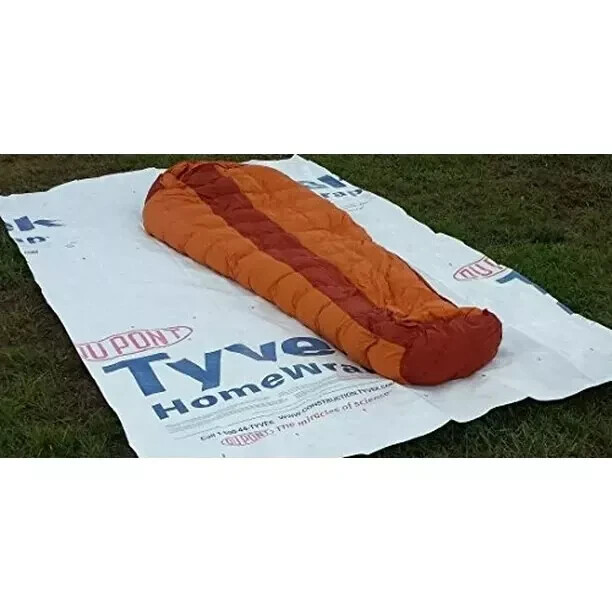 8 X 6 ft. DuPont Tyvek HomeWrap Sheet Moisture Barrier Tent Camping Footprint