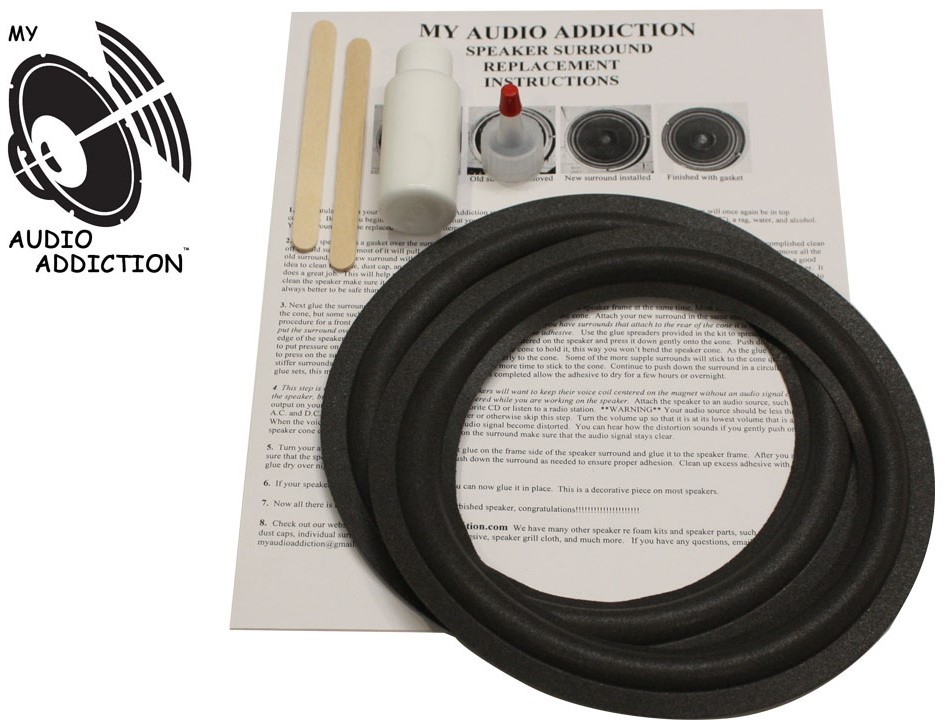 Speaker Surround Repair Kit For Advent Prodigy 8"