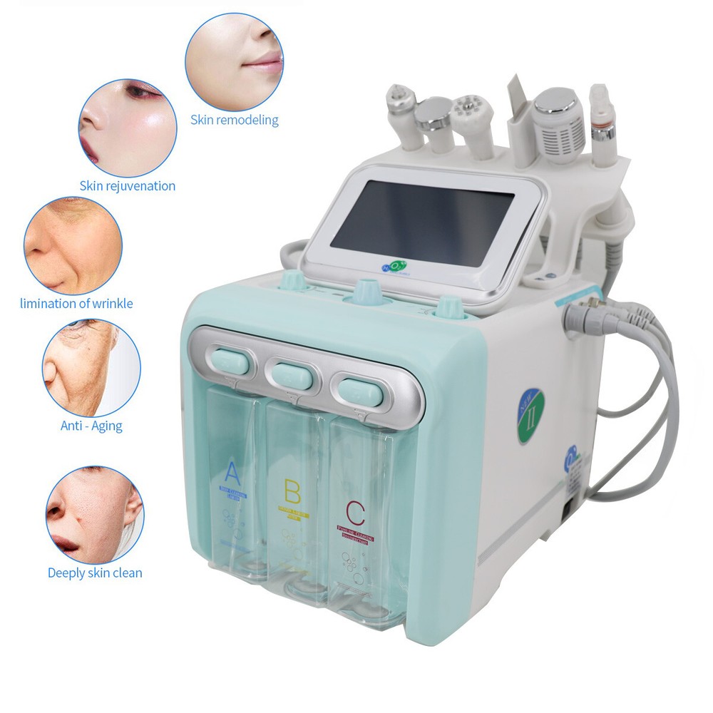 AC 110V 6 in 1 Multi-function Hydrogen and Oxygen Small Bubble Machine