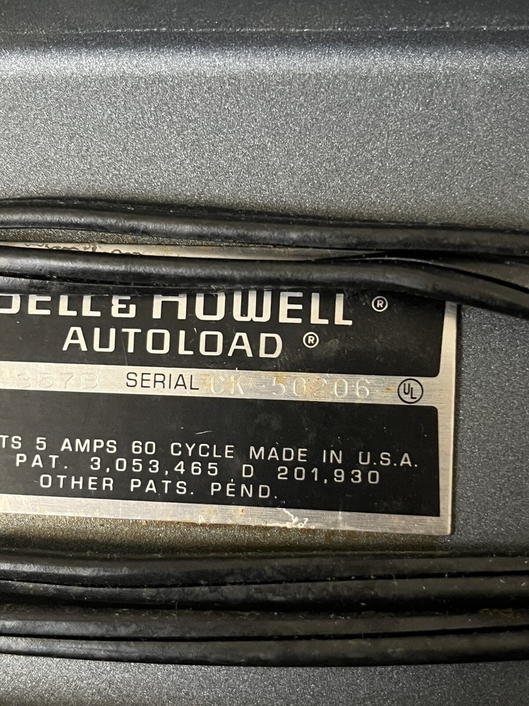 BELL & HOWELL 357B SUPER 8MM AUTOLOAD PROJECTOR 357