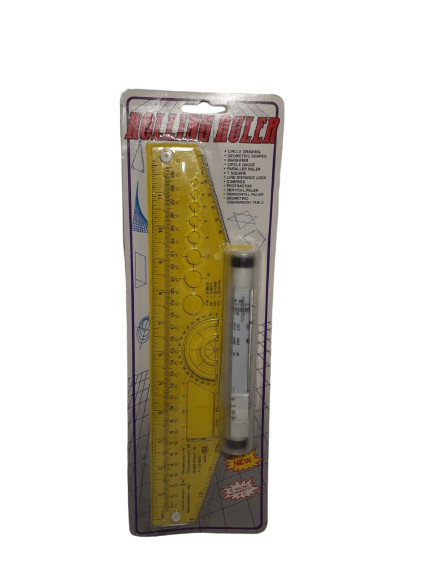 Rolling Ruler Balancing Scale Parallel Circle Compass T Square Geometric