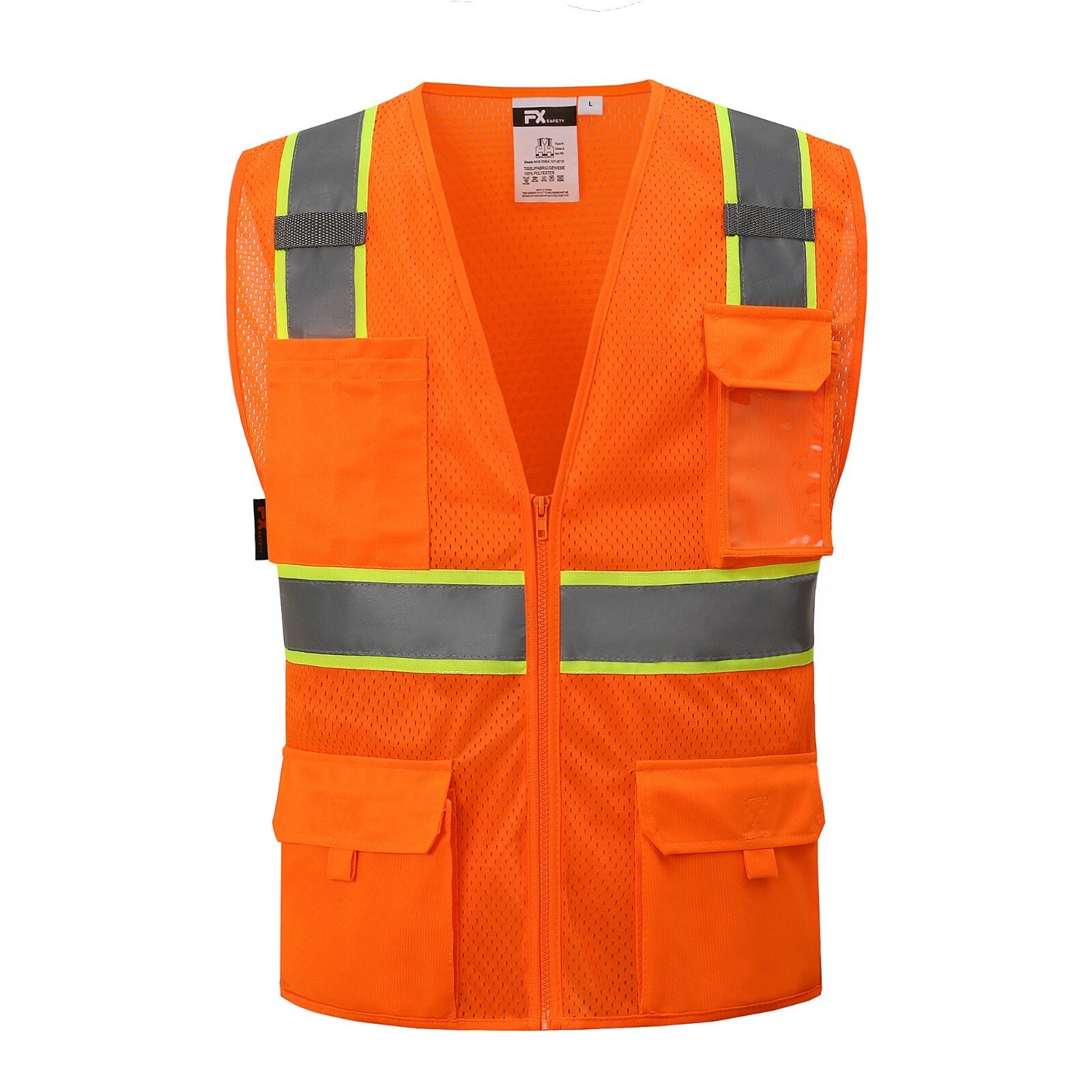 Two Tones Safety Vest ,With Multi-Pocket