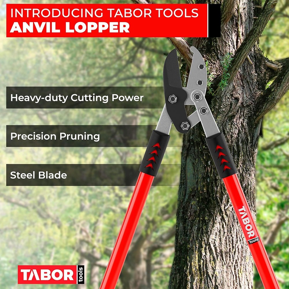 TABOR TOOLS GG12A Anvil Shears with Compound Action