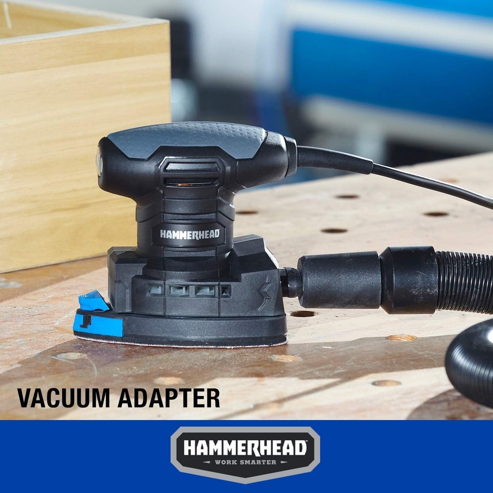 1.4-Amp Multi-Function Detail Sander W/ 12pcs Sandpaper Dust Collection System