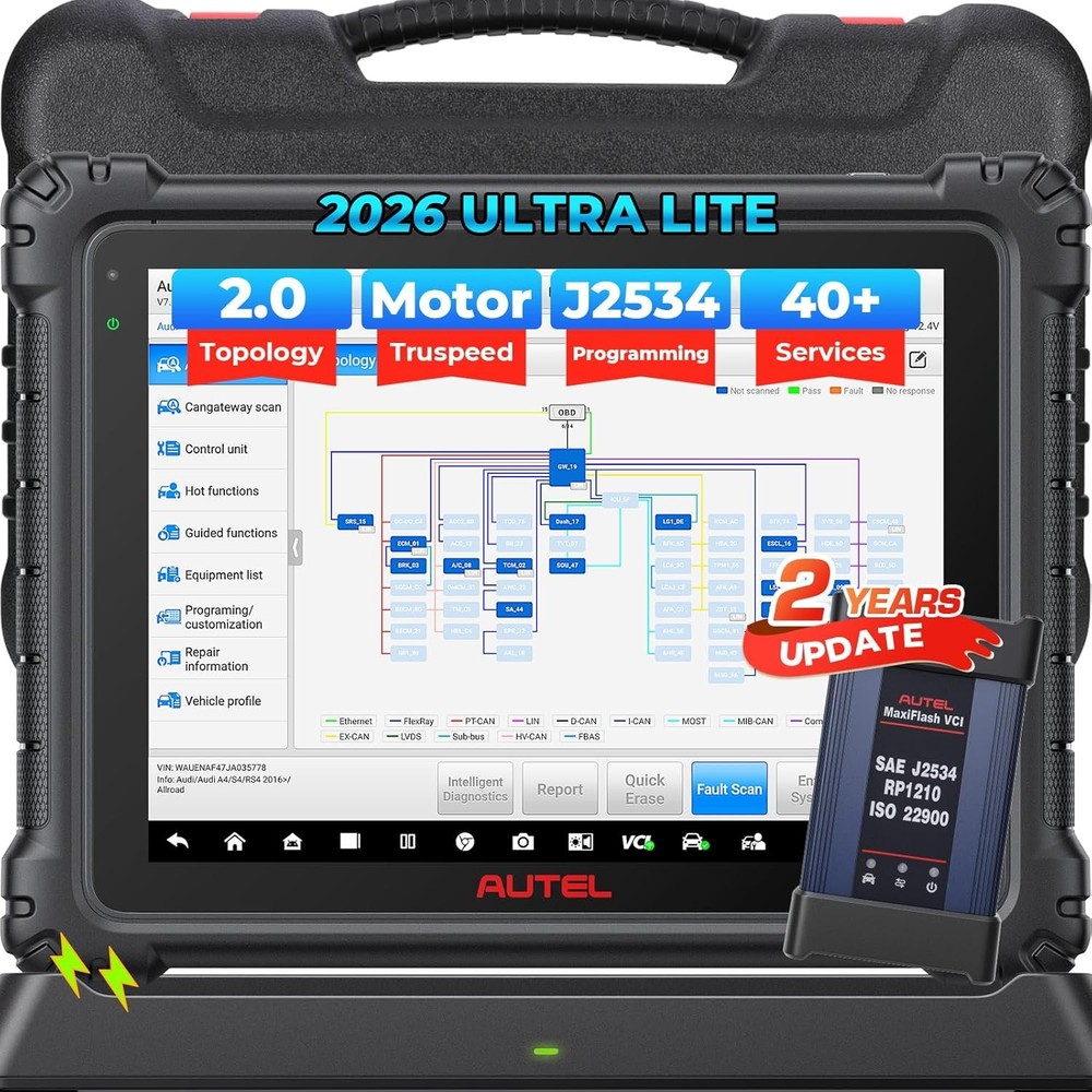 2026 Autel Ultra Lite – VCI Interface, ECU Programming & Full System Diagnosis