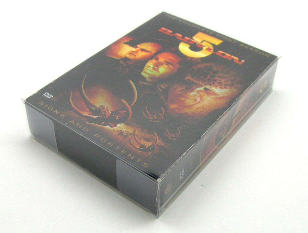 10x DVD OVERSIZED BOX SET (SIZE DVO E) - CLEAR PLASTIC PROTECTIVE BOX PROTECTOR