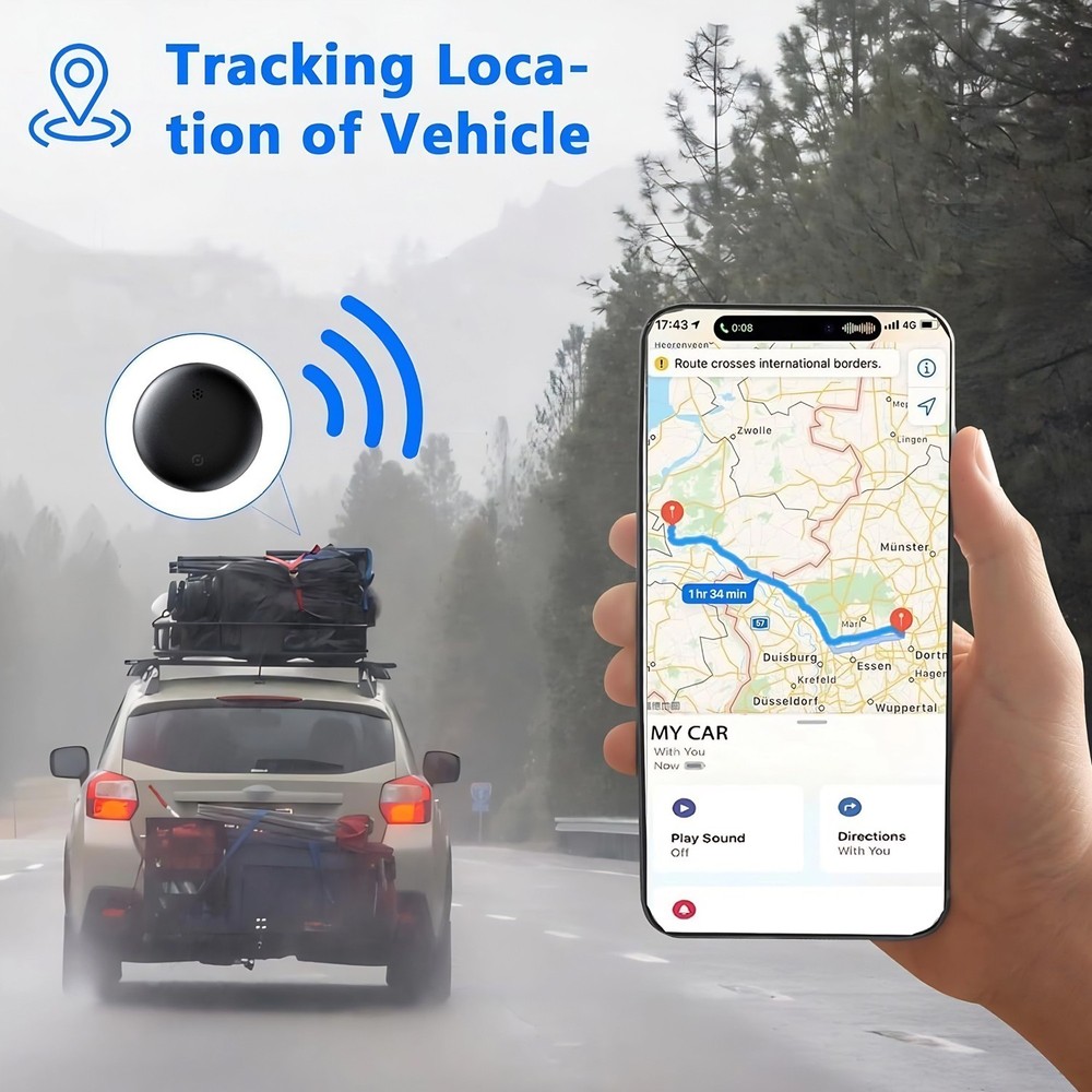 GPS Tracker for Vehicles Car Tracking Device,Mini Hidden for iPhone