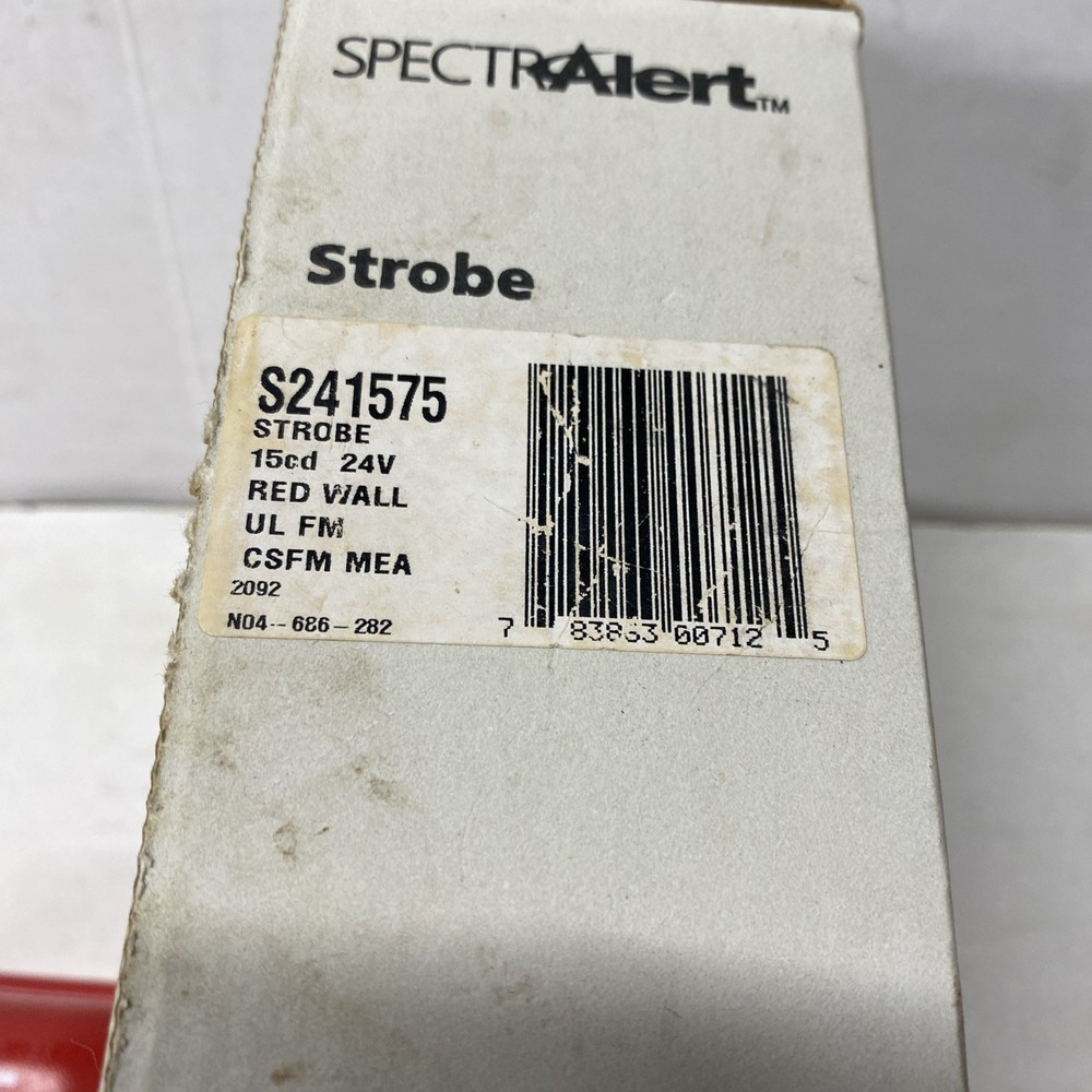 Spectra Alert System Sensor Md S241575 STROBE JHFC-01