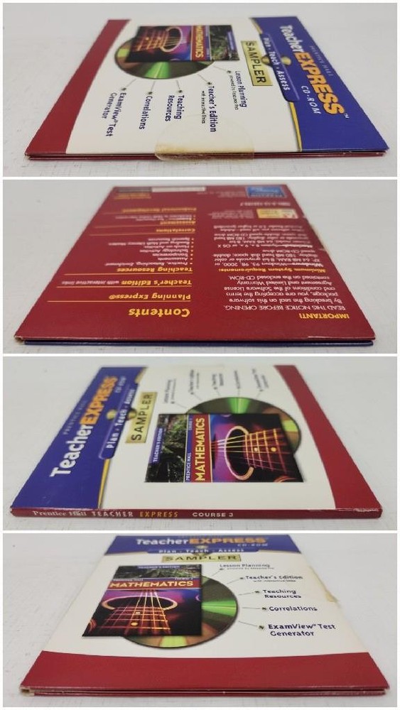 Prentice Hall Teacher Express Sampler Mathematics Course 3 CD-ROM