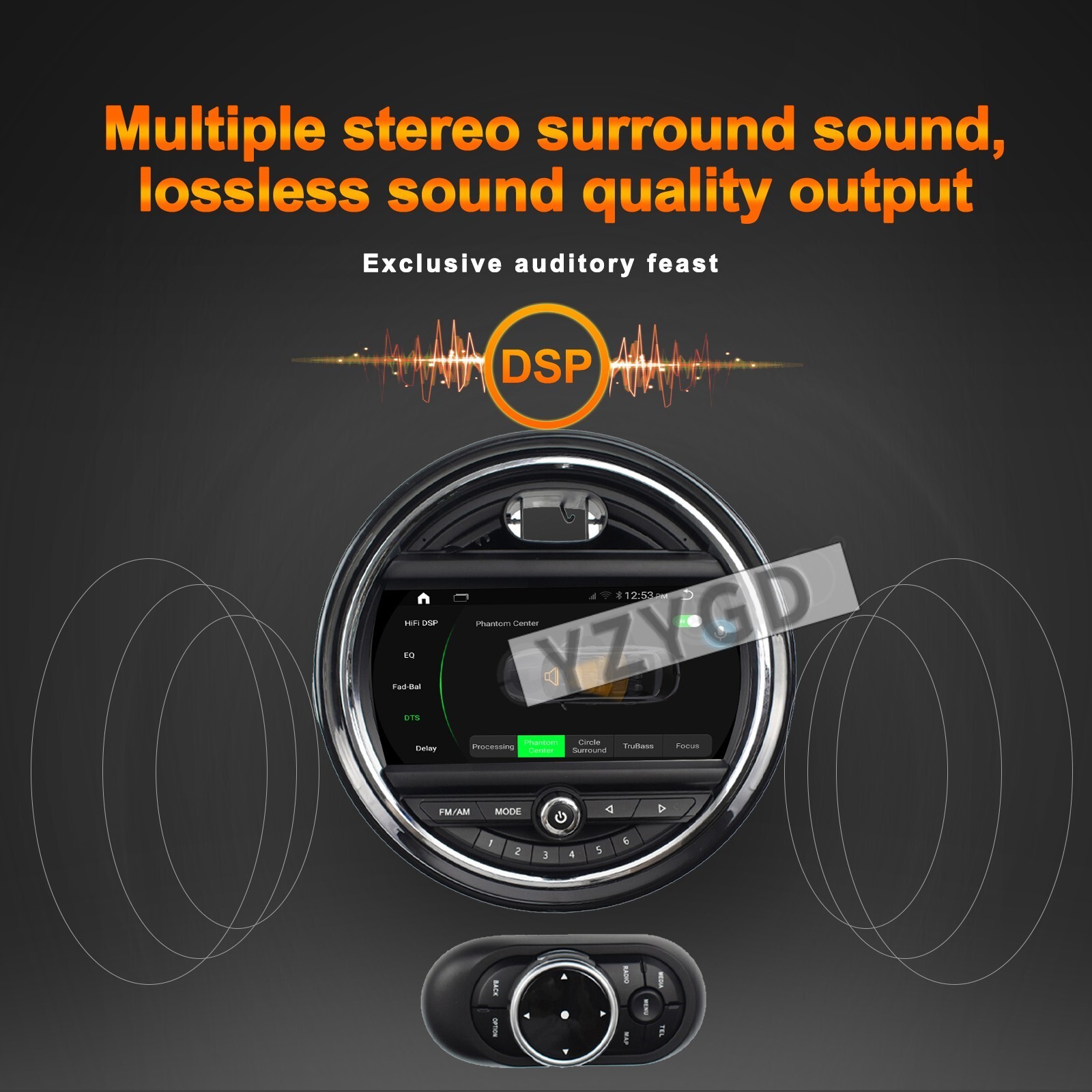 For BMW Mini Cooper 2015-2019 Android CarPlay Car Radio 2Din Stereo Receiver GPS