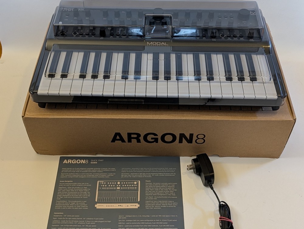 Modal Electronics Argon8 Polyphonic Wavetable Synth - MINT WITH BOX - DECKSAVER!