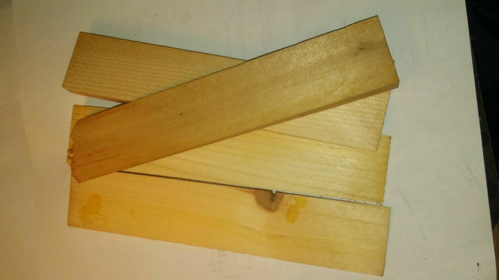 Set of 4 Large Wood Shim Wedges For Billiard Pool Table & Slate Leveling Art