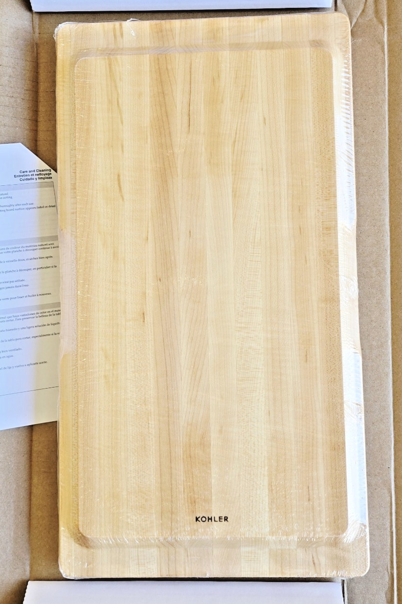 Kohler 33660-PC-NA Strive 29" Workstation Kitchen Sink, Stainless Steel*READ*