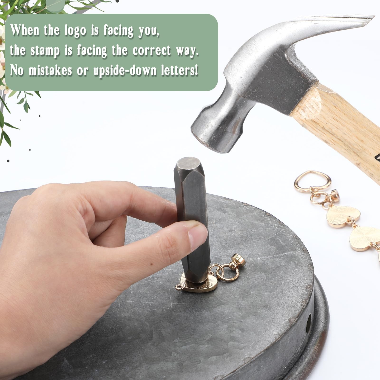 1/4 Jewelry Metal Stamp, 925 Steel Stamp Design Crafts Punch Metal Design