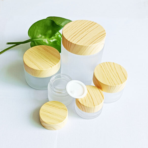 Makeup Bottle SampleContainer cosmetic glass empty Thick Jar container 2-12pcs