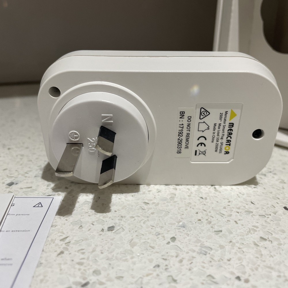 Mercator Smart Light Smart Plug, Smart Power Point, SPLUG01