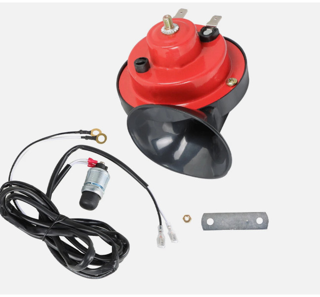 Universal 12 Volt Golf Cart Electric Horn Kit for EZGO, Club Car, Yamaha or UTV