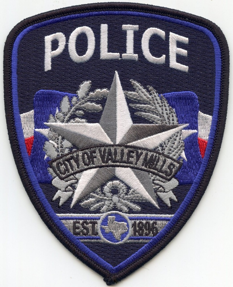 VALLEY MILLS TEXAS POLICE PATCH