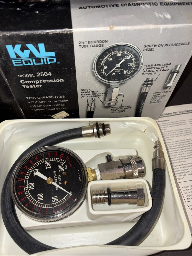 KAL Equip Model 2504 Compression Tester