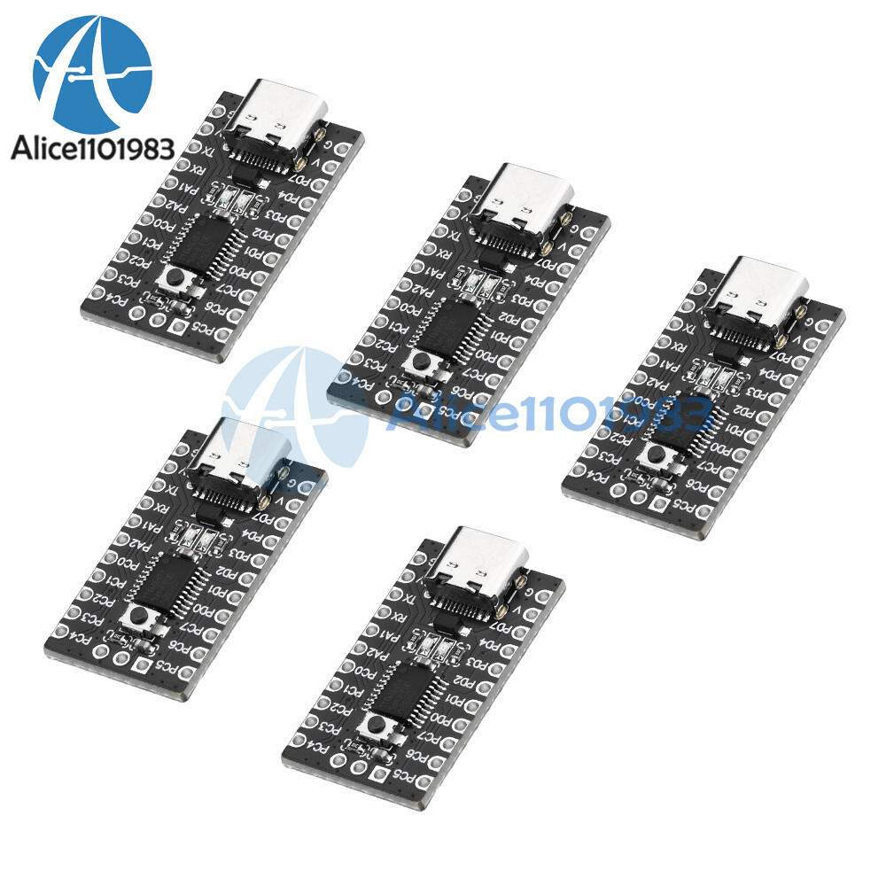 5pcs CH32V003F4P6 Core Development Board 32-bit RISC-V Processor IIC SPI Type-C
