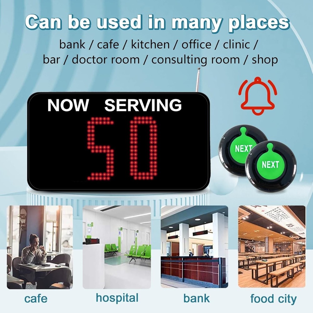 Take a Number System Queue Call System Now Serving Number System