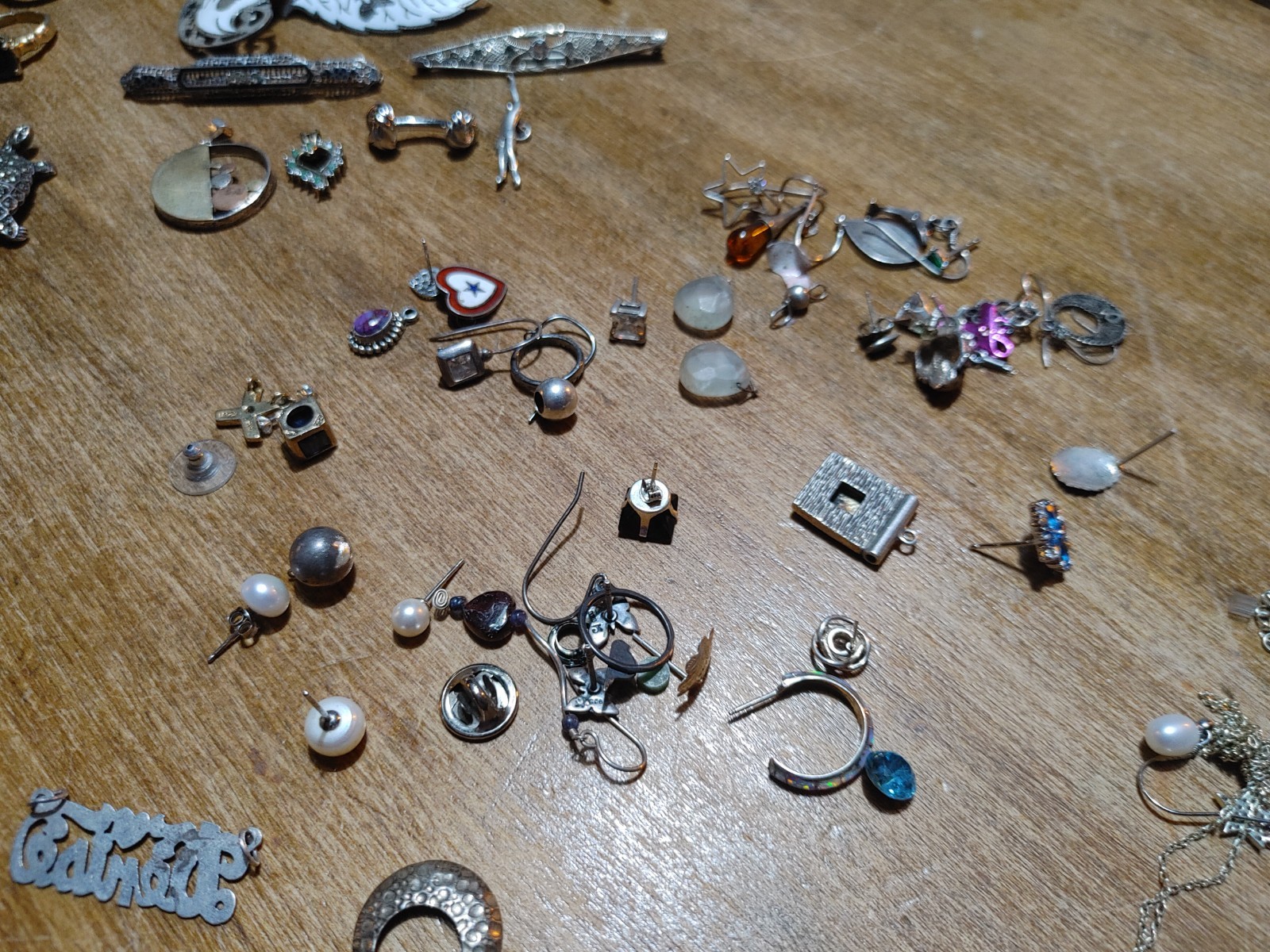 Large Sterling Silver Jewelry Lot 296 Grams