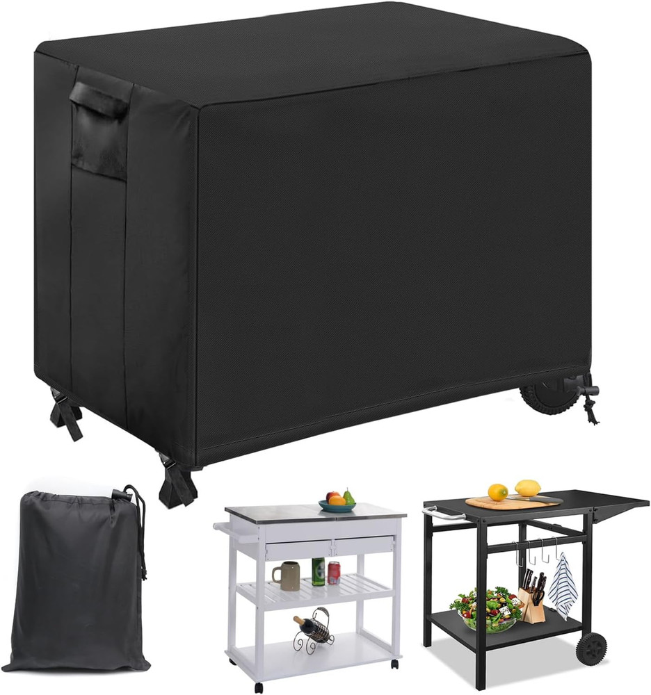 Outdoor Prep Table Cover，36''L X 24''W X 35''H Waterproof Stainless Steel Table