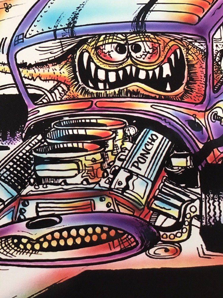 BLOTTER ART ORIGINAL TEST RUN SIGNED & NUMBERED By STANLEY MOUSE ONLY 100