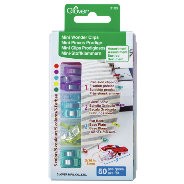 Clover Mini Wonder Clips 50pc