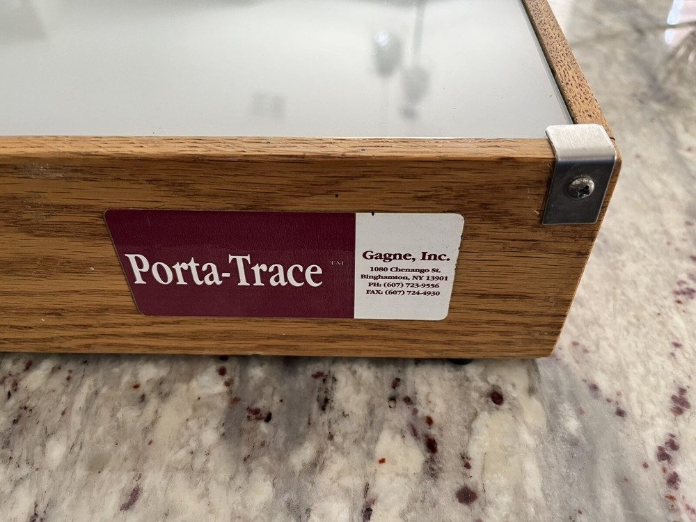 Porta-trace Solid Oak Base 16  X 18 Gagne Light box