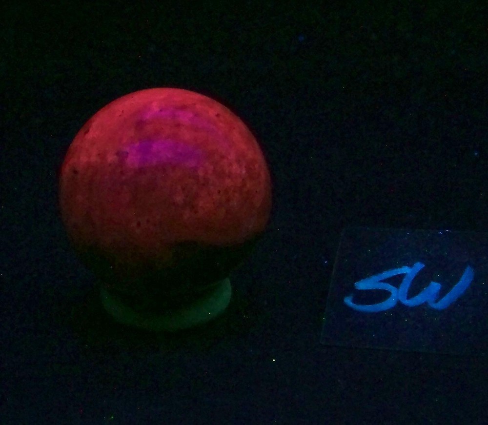 Fluorescent CA Calcite 32mm Collection Sphere 4702